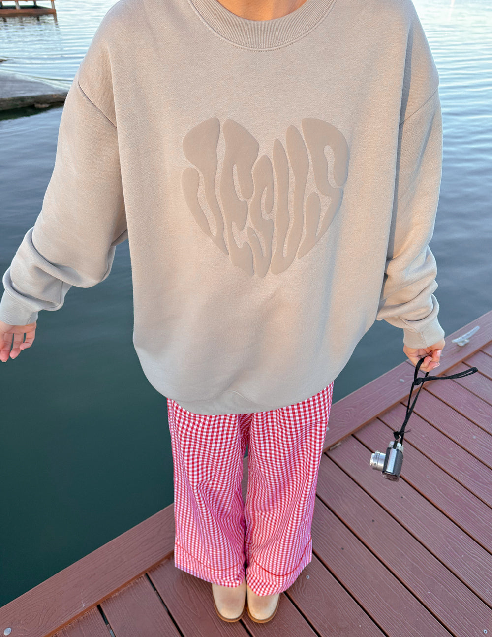 Heart Jesus Unisex Crewneck