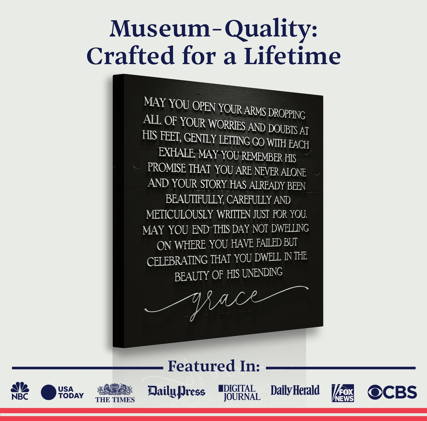 Unending Grace Faith Sign III