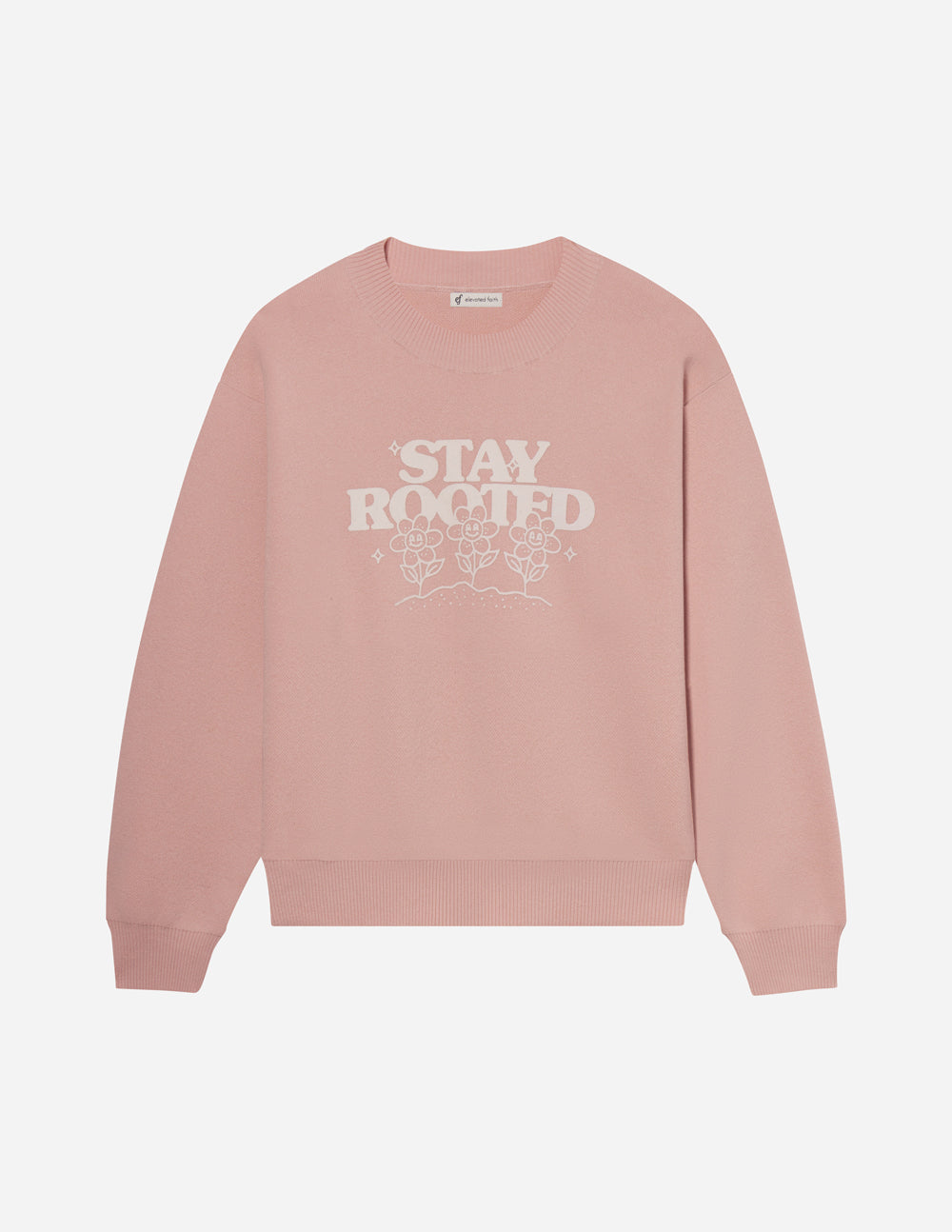 Stay Rooted Knit Sweatshirt